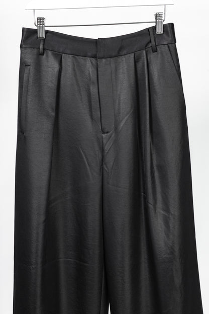 Tibi Stella Black Celia Drape Pants