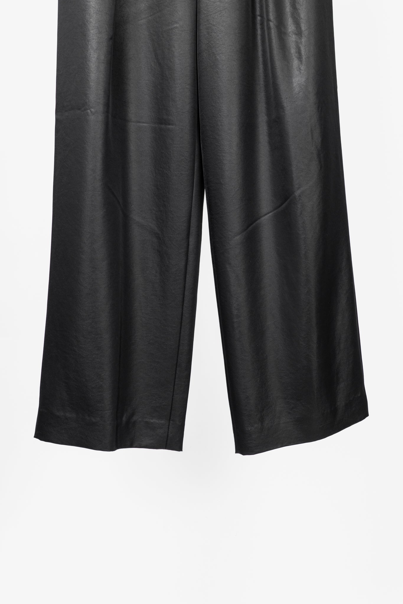 Tibi Stella Black Celia Drape Pants