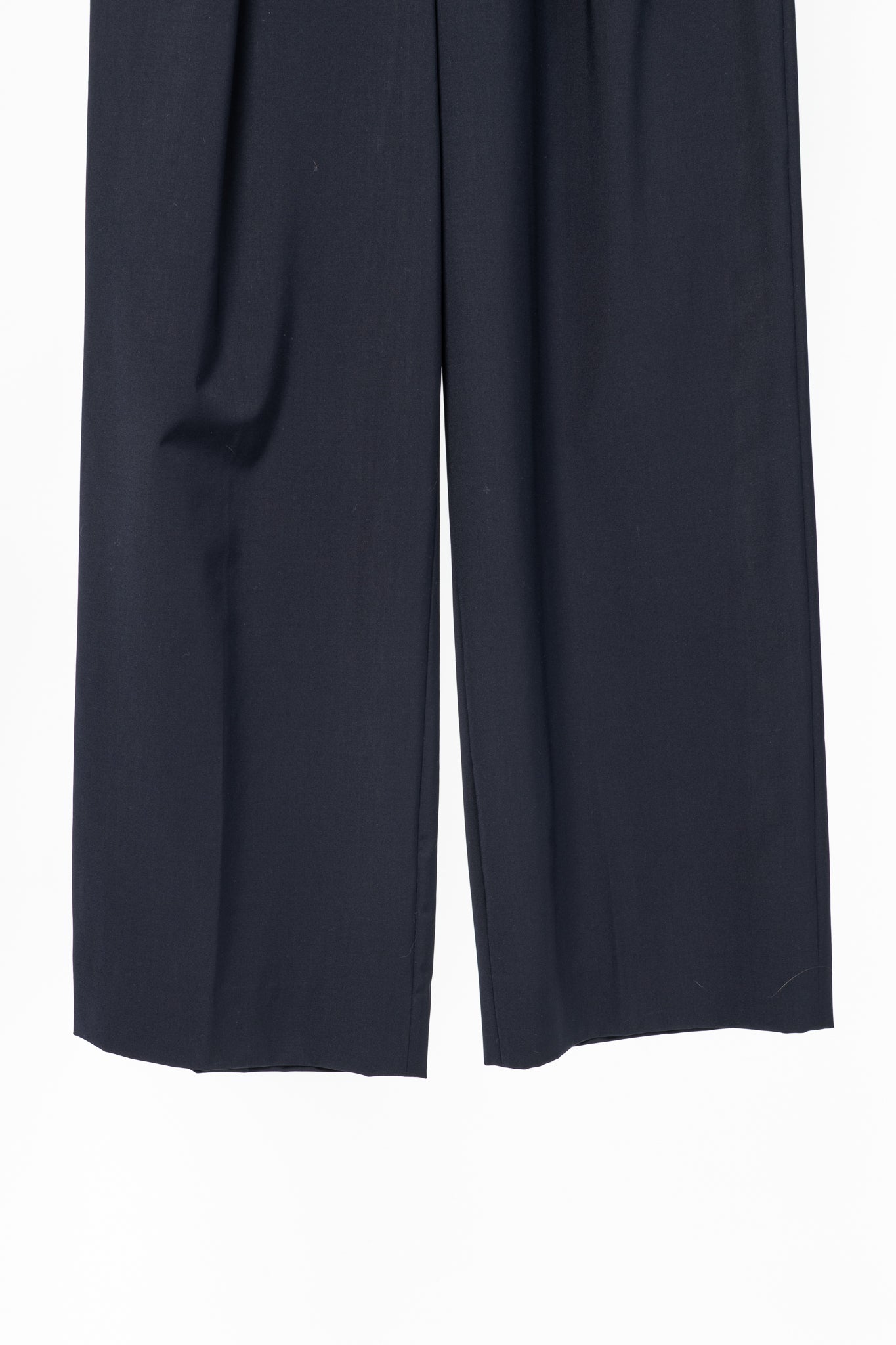 Tibi Stella Navy Tropical Wool Pants