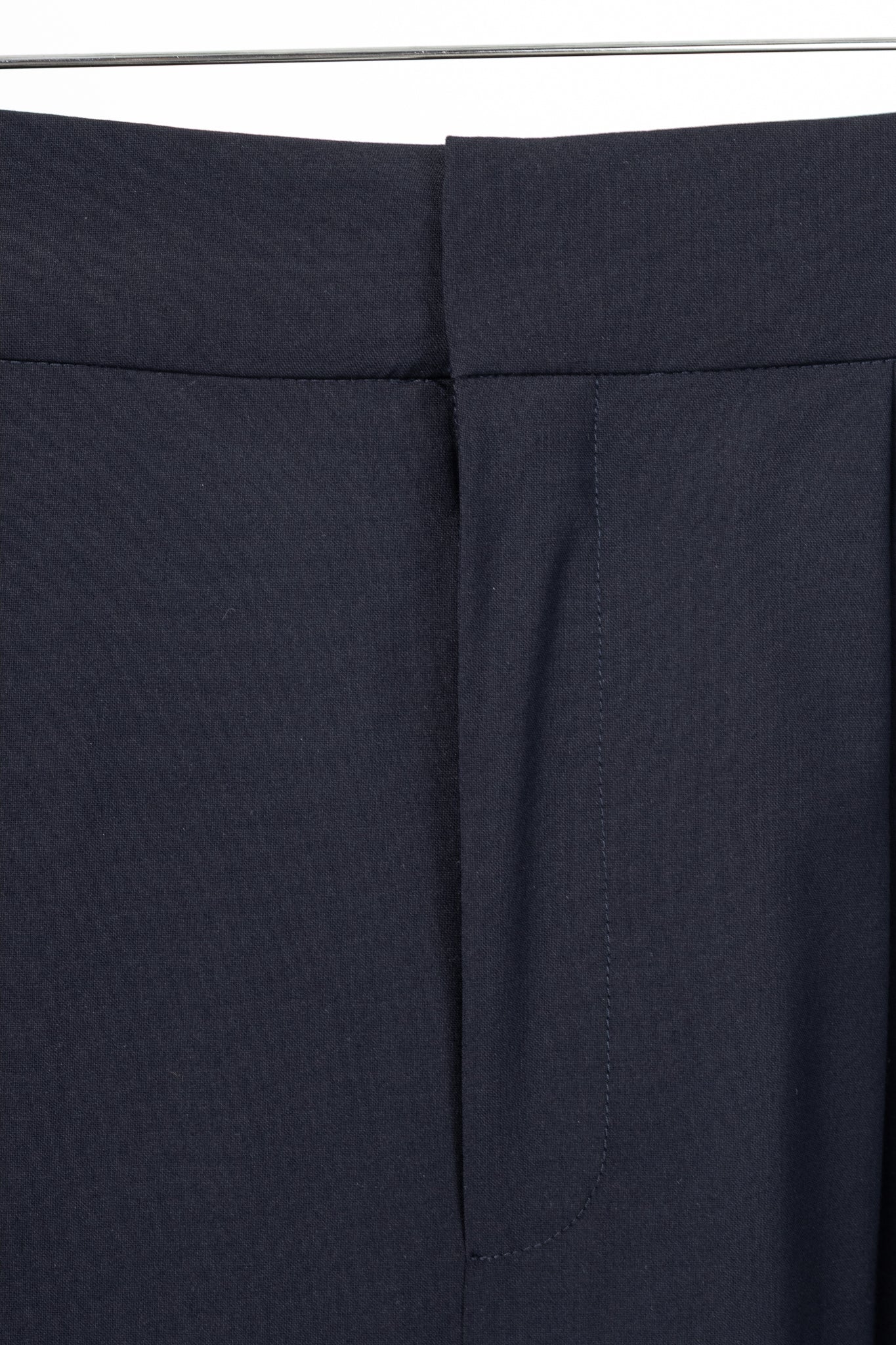 Tibi Stella Navy Tropical Wool Pants
