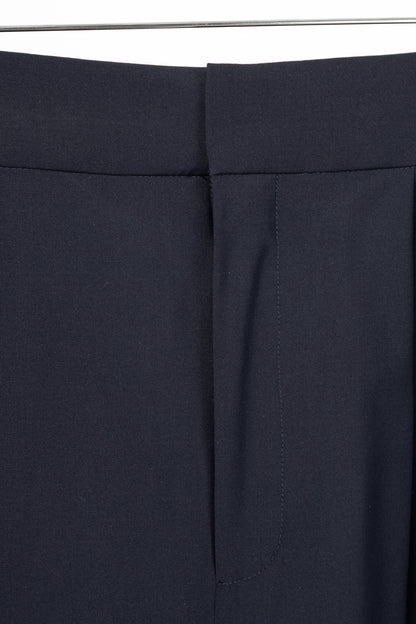 Tibi Stella Navy Tropical Wool Pants