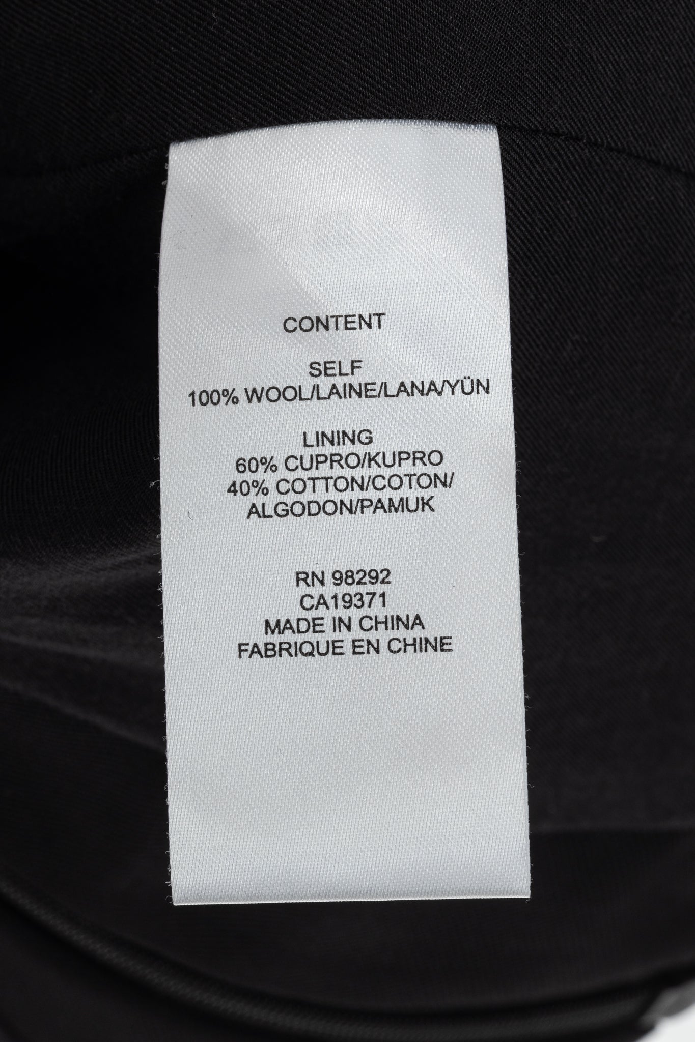 Tibi Liam Black Grain De Poudre Slit-Zipper Blazer