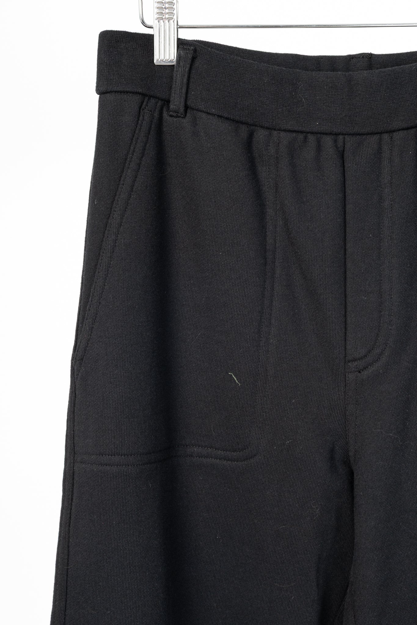 Tibi Cecil Black Peruvian Cotton Sweatpant