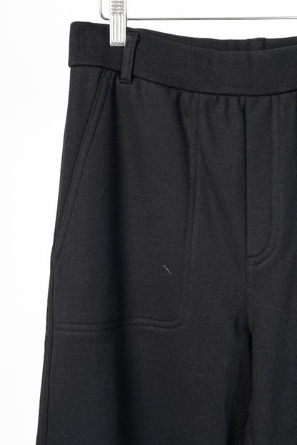 Tibi Cecil Black Peruvian Cotton Sweatpant