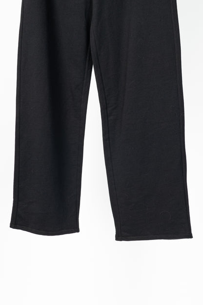 Tibi Cecil Black Peruvian Cotton Sweatpant