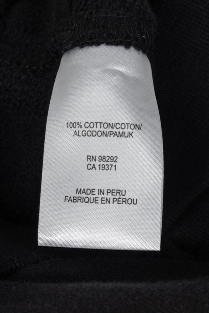 Tibi Cecil Black Peruvian Cotton Sweatpant