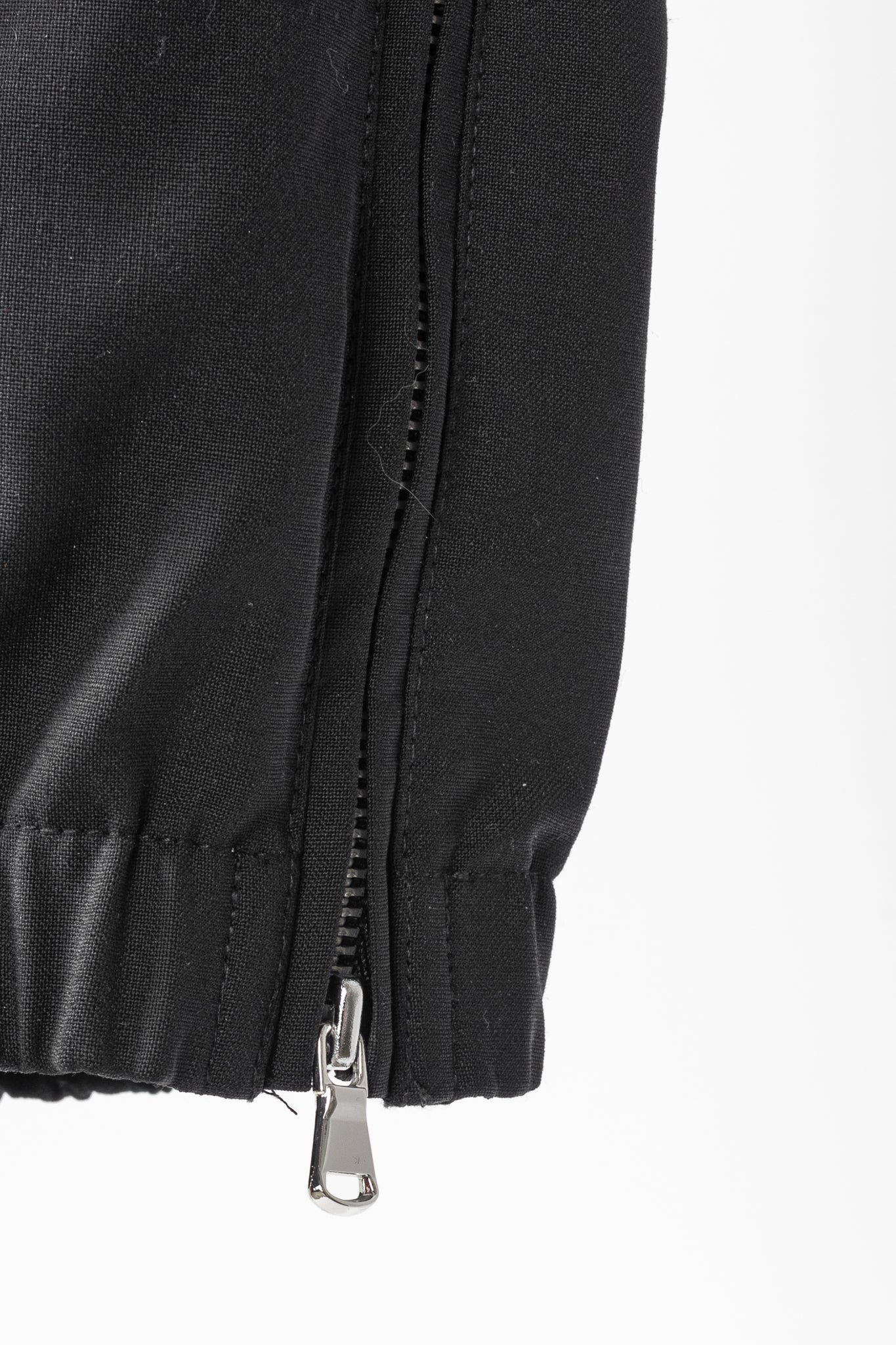 Tibi Wilt Black Tropical Wool Pull-On Jogger