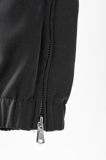 Tibi Wilt Black Tropical Wool Pull-On Jogger