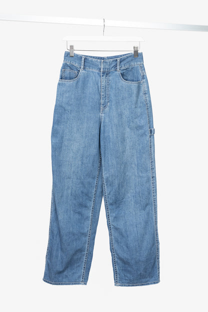 Tibi Blue Spring-Weight Carpenter Jeans