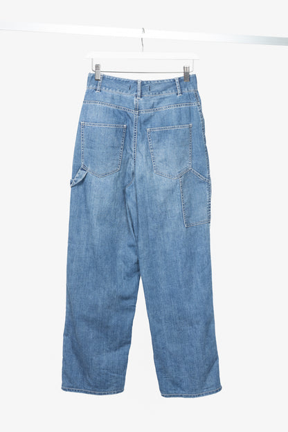 Tibi Blue Spring-Weight Carpenter Jeans
