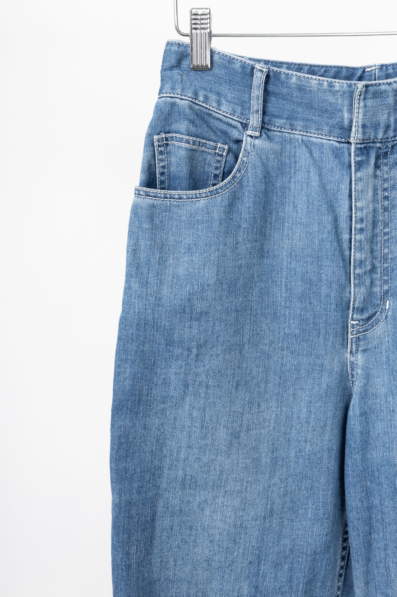 Tibi Blue Spring-Weight Carpenter Jeans