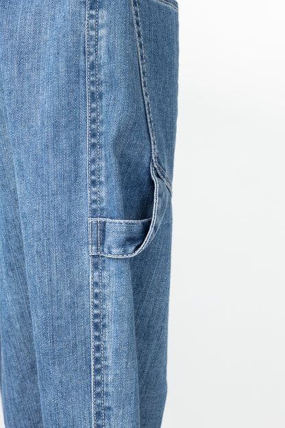 Tibi Blue Spring-Weight Carpenter Jeans