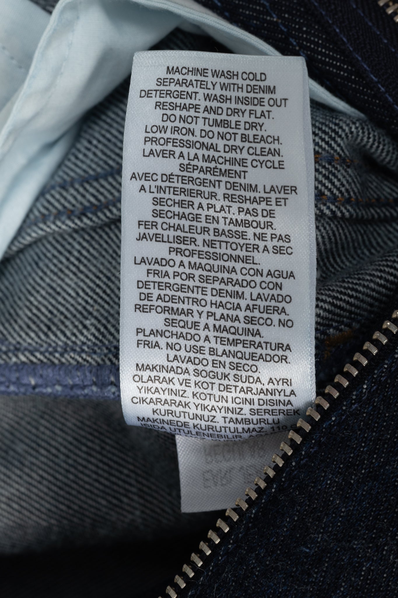 Tibi Earl Dark Denim Indigo Barrel Jeans