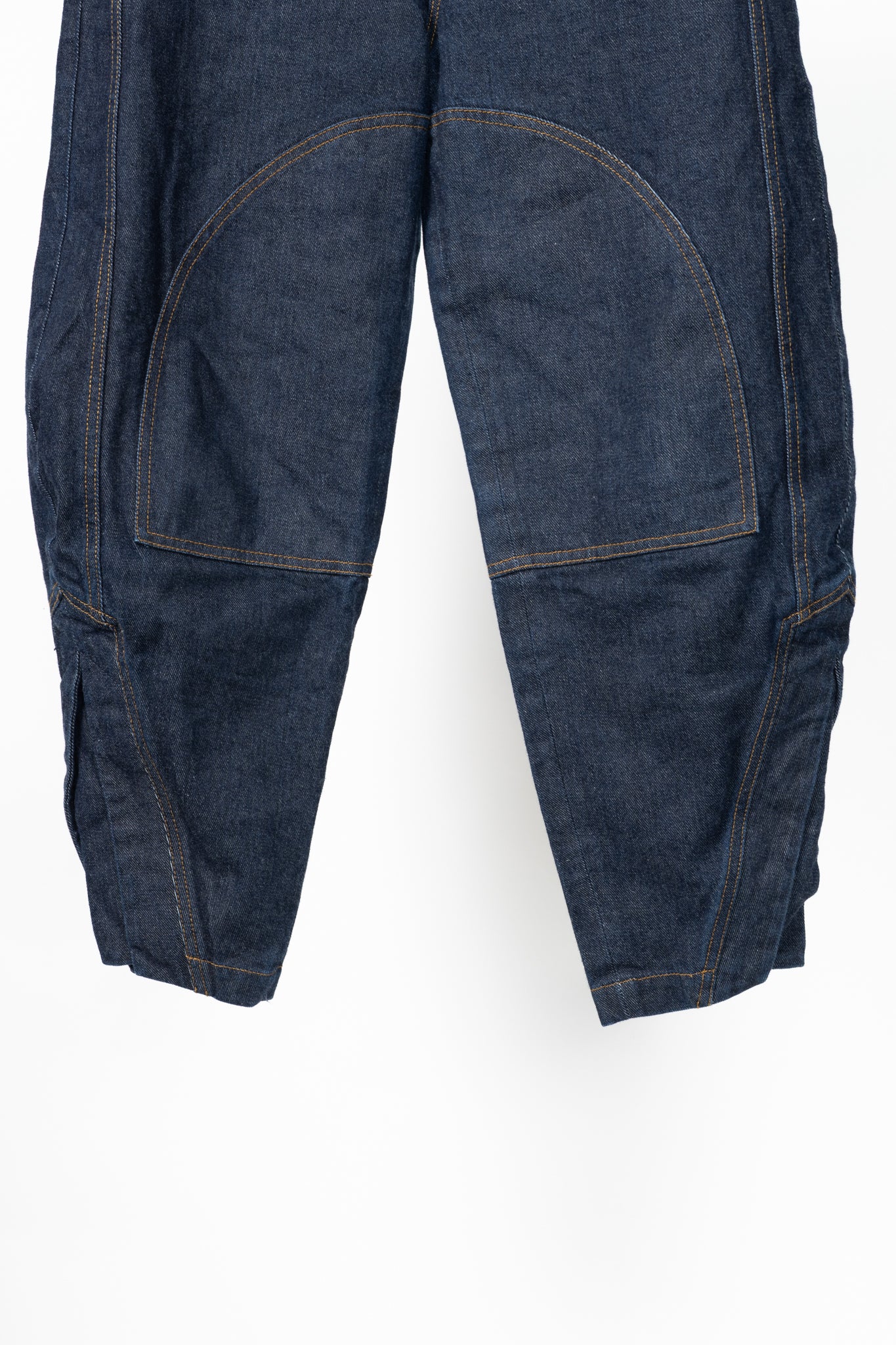 Tibi Earl Dark Denim Indigo Barrel Jeans