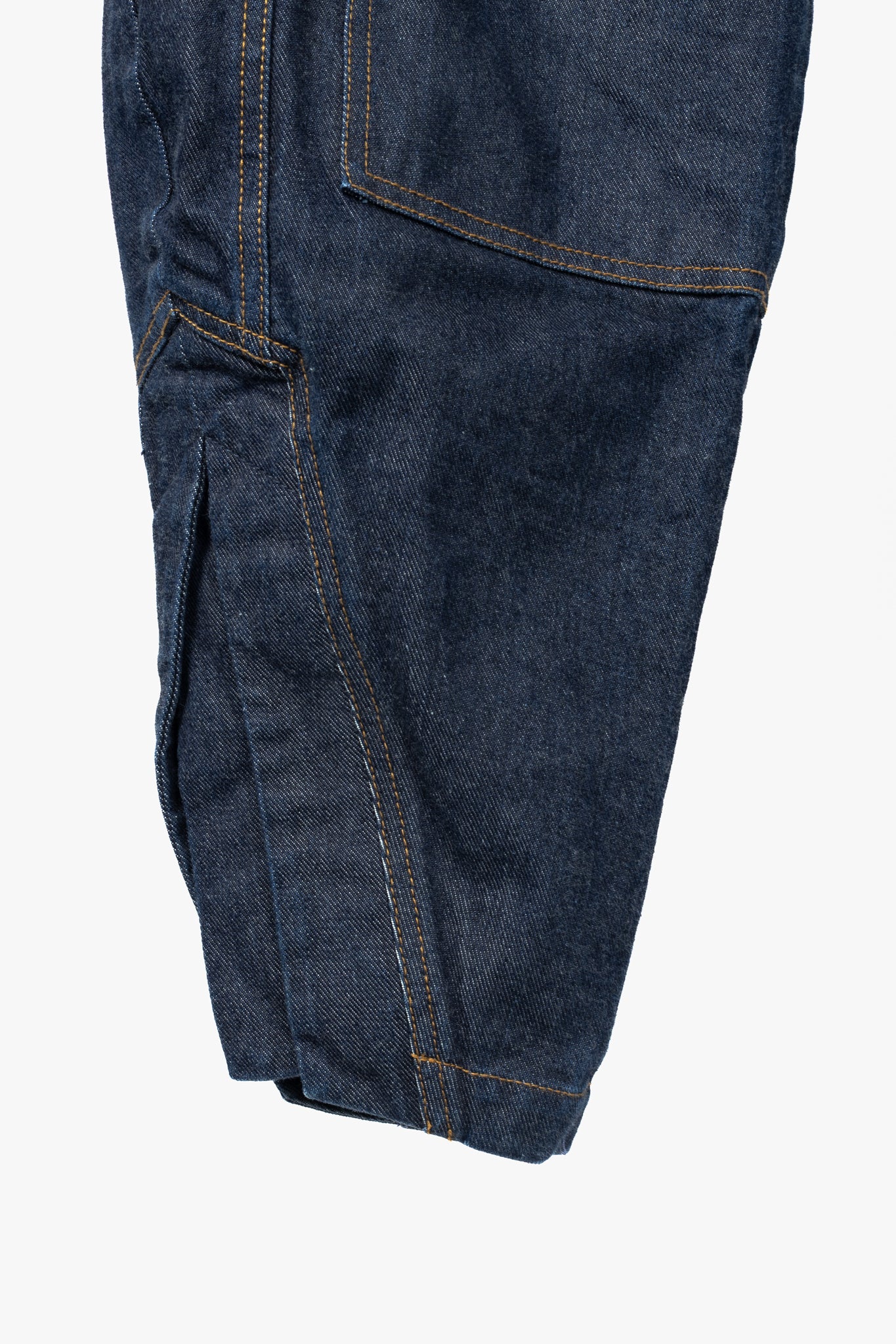 Tibi Earl Dark Denim Indigo Barrel Jeans