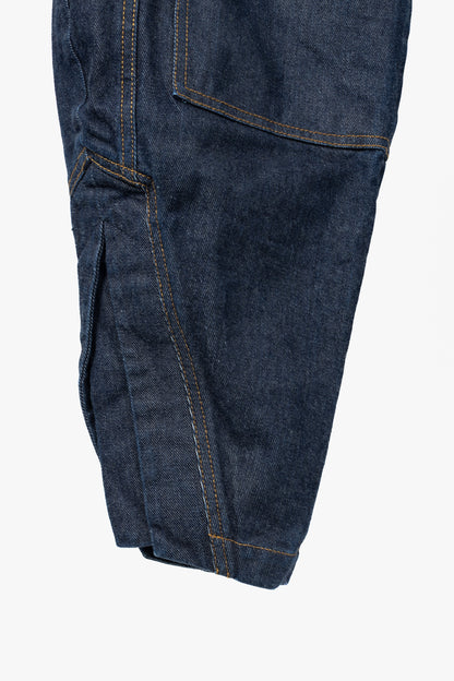 Tibi Earl Dark Denim Indigo Barrel Jeans