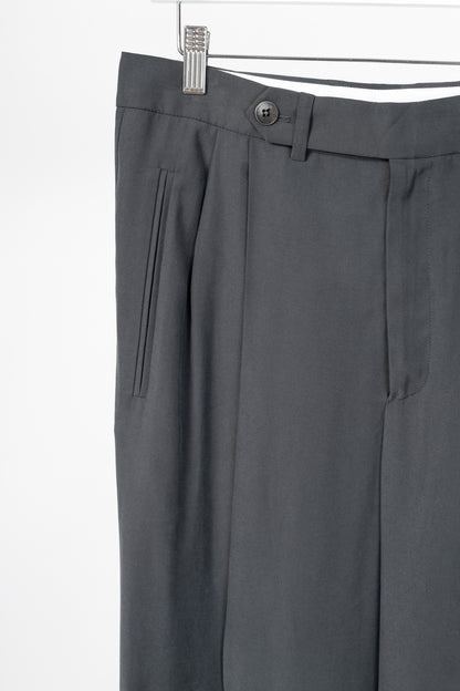 Tibi "Derrick Men's" Steel Grey Fluid Suiting Trouser