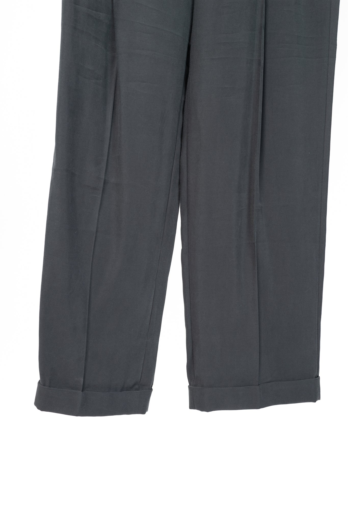 Tibi "Derrick Men's" Steel Grey Fluid Suiting Trouser