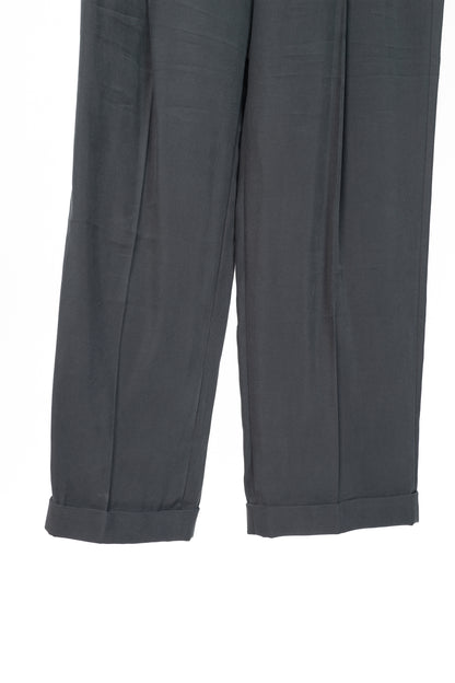 Tibi "Derrick Men's" Steel Grey Fluid Suiting Trouser