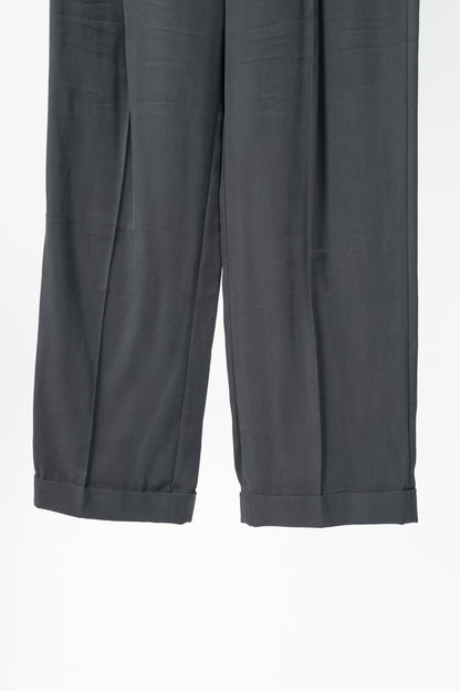 Tibi "Derrick Men's" Steel Grey Fluid Suiting Trouser