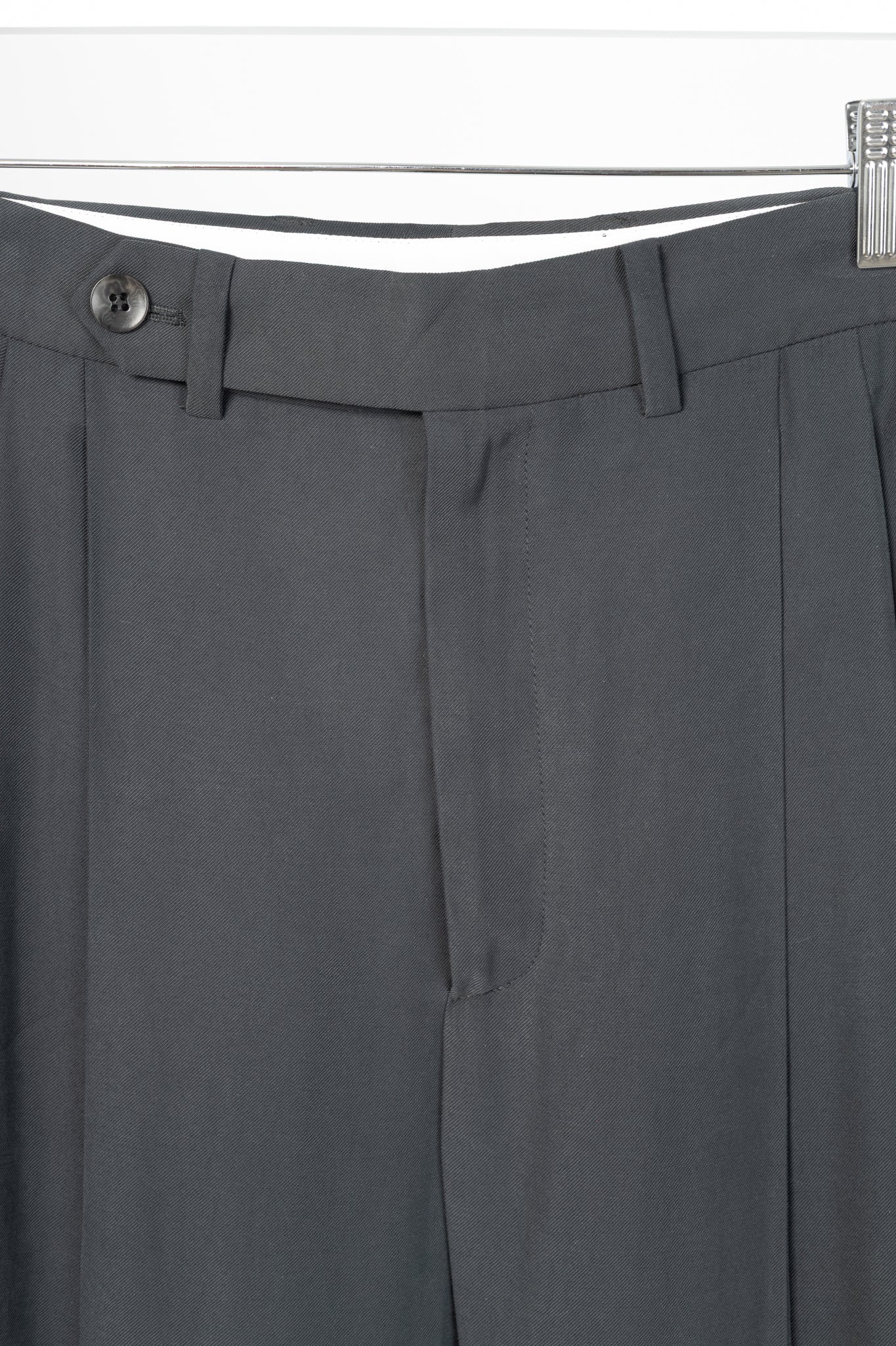 Tibi "Derrick Men's" Steel Grey Fluid Suiting Trouser