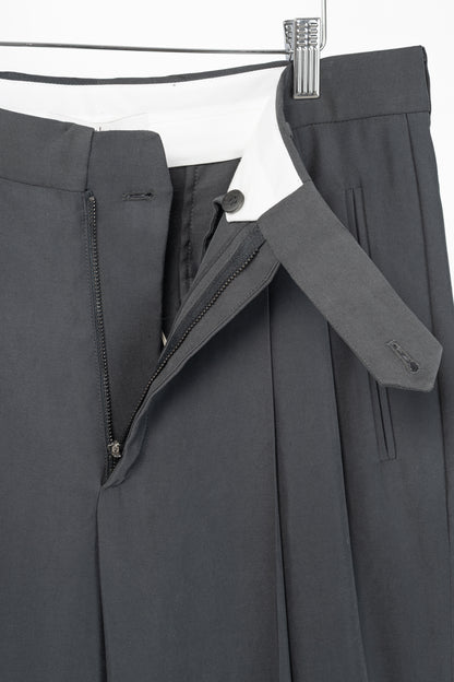 Tibi "Derrick Men's" Steel Grey Fluid Suiting Trouser