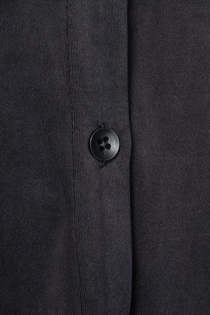 Tibi Black Deeba Cupro Slim Shirt