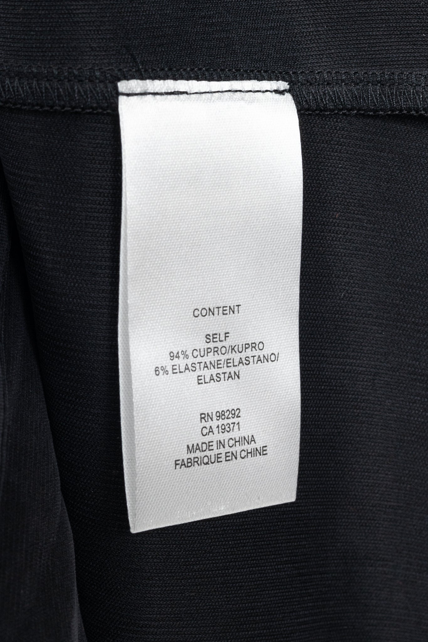 Tibi Black Deeba Cupro Slim Shirt