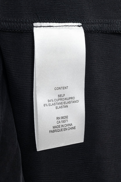 Tibi Black Deeba Cupro Slim Shirt