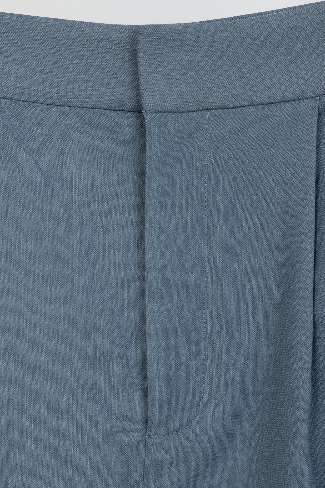 Tibi Stella Blue Grey Fluid Suiting Pant
