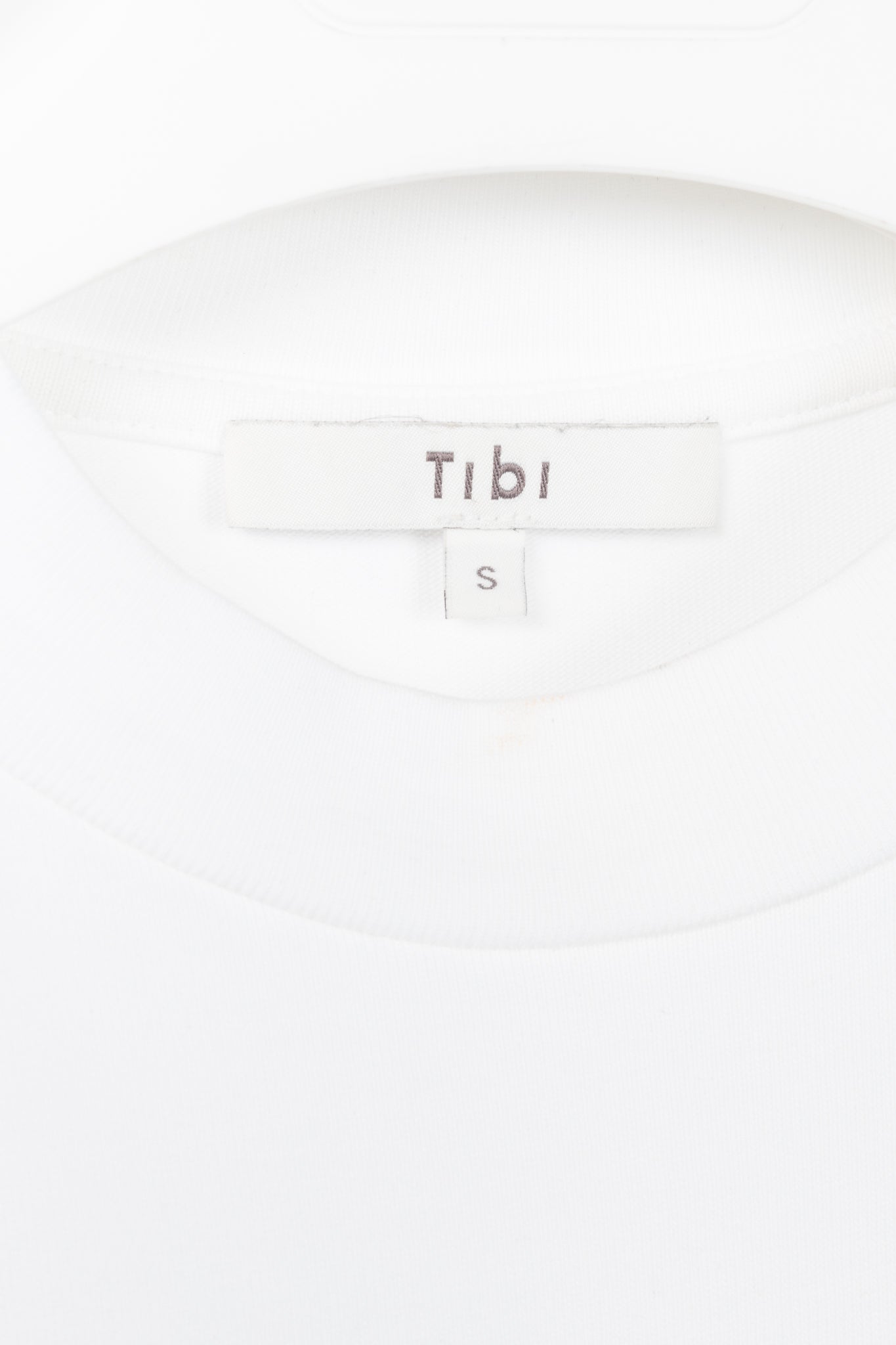Tibi Fundamentals Perfect Unisex White T-Shirt