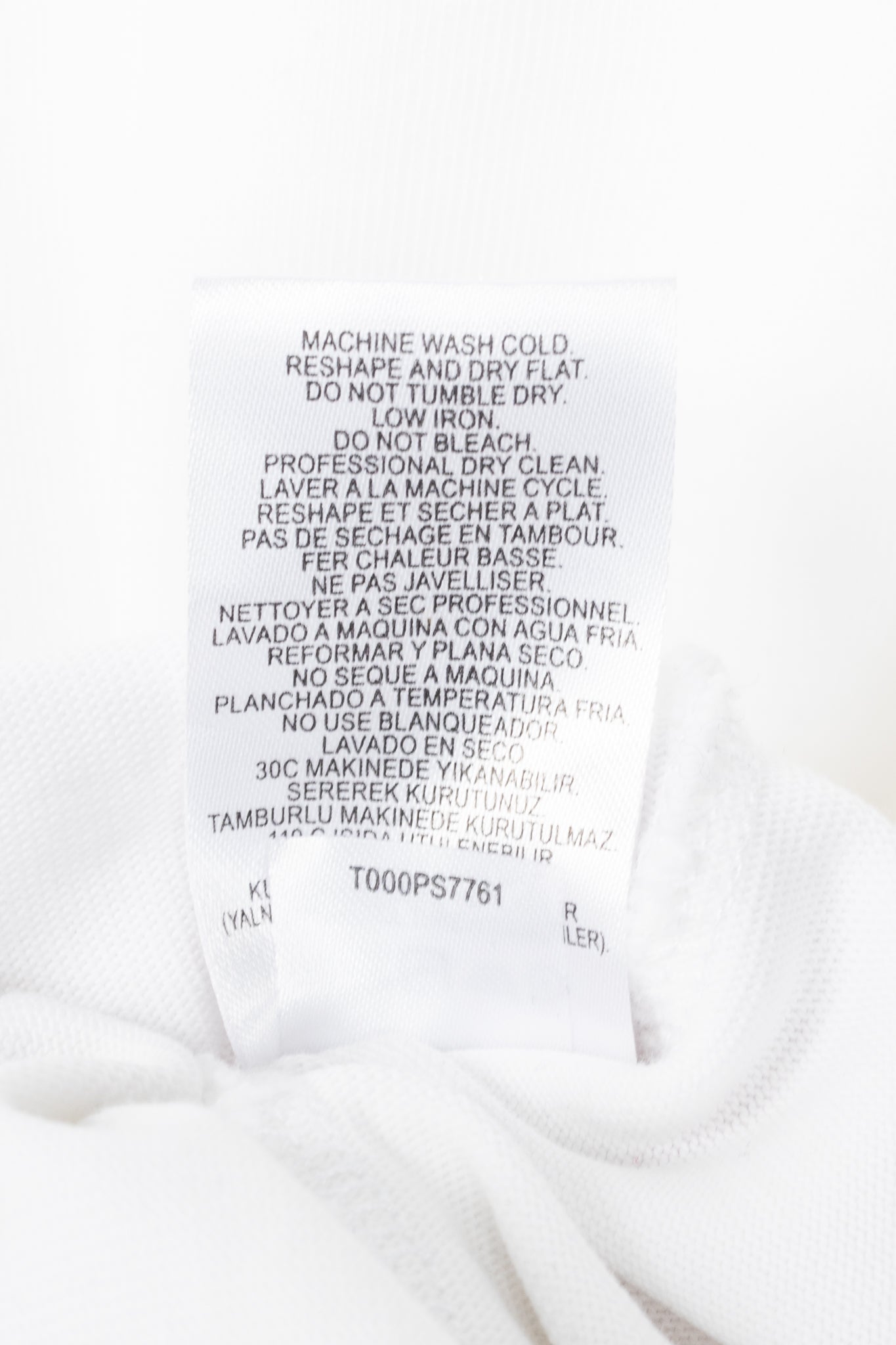 Tibi Fundamentals Perfect Unisex White T-Shirt