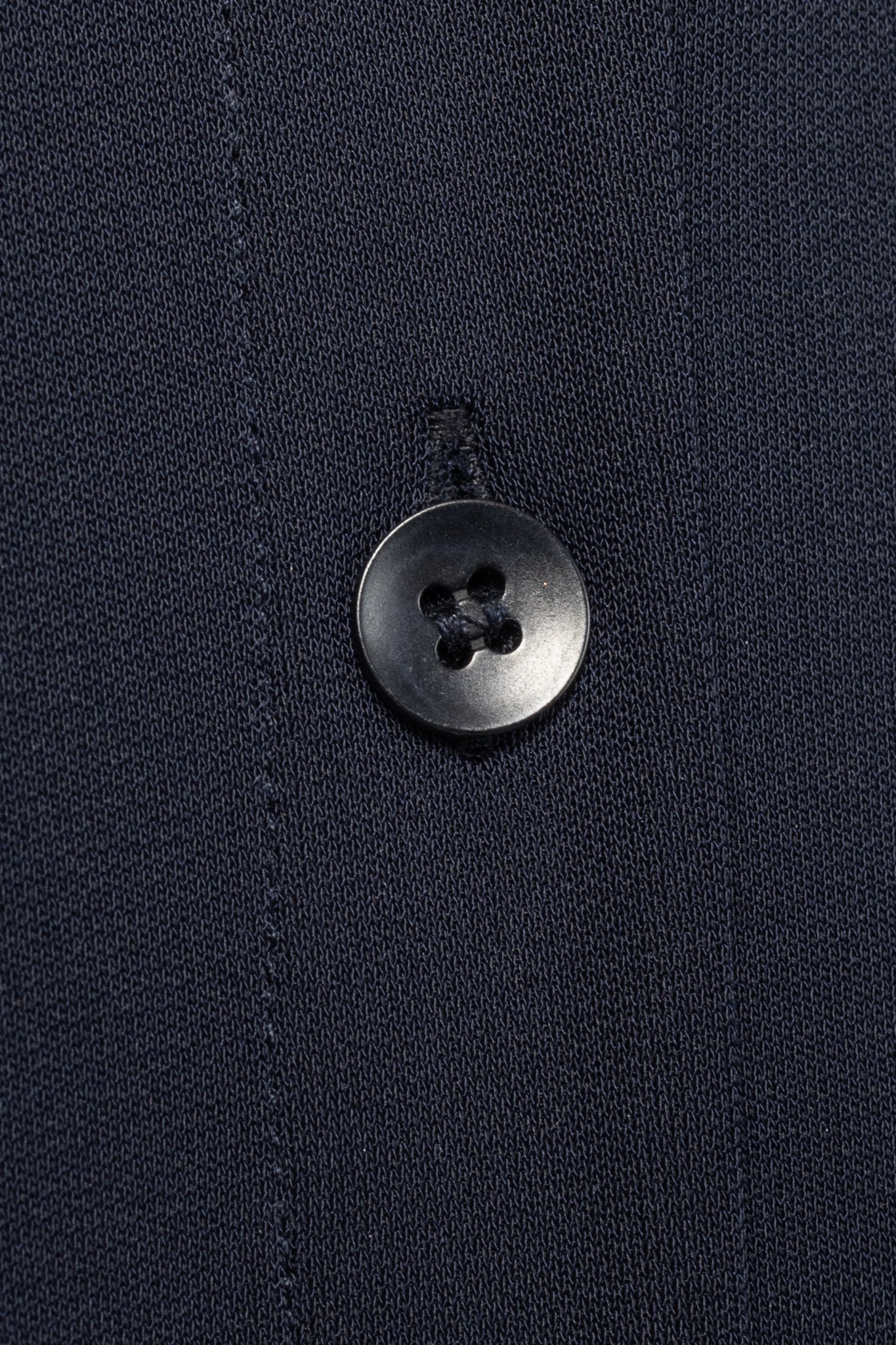 Tibi Navy Harlow Jersey Slim Short Sleeve Shirt