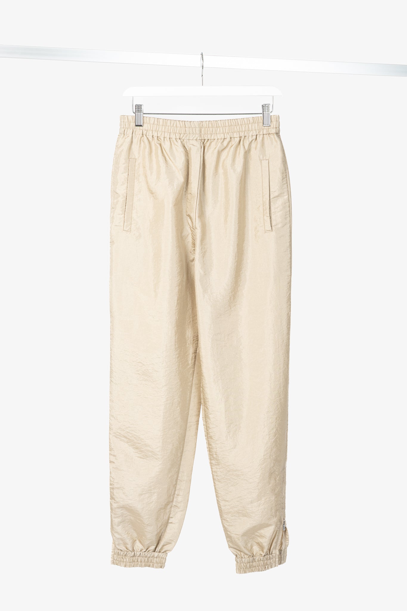 Tibi Kat Desert Sand Crispy Nylon Jogger