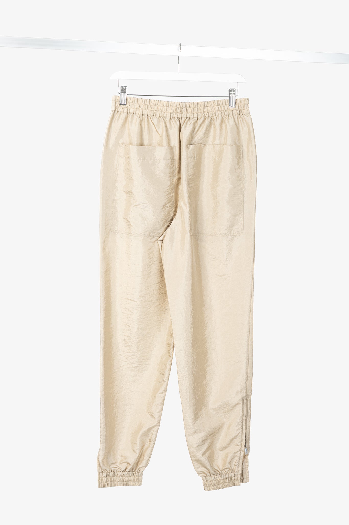 Tibi Kat Desert Sand Crispy Nylon Jogger