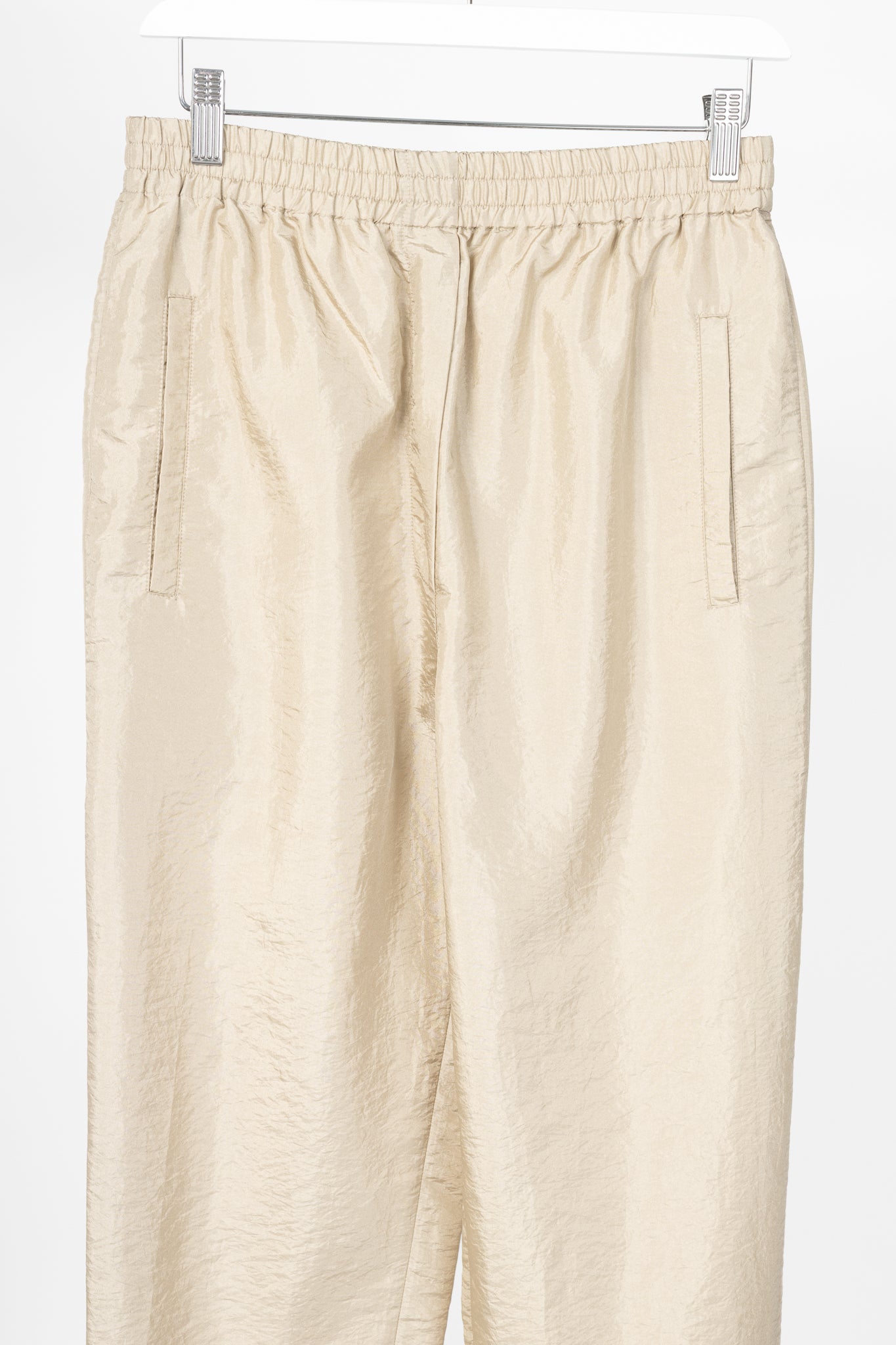Tibi Kat Desert Sand Crispy Nylon Jogger