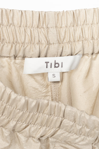 Tibi Kat Desert Sand Crispy Nylon Jogger