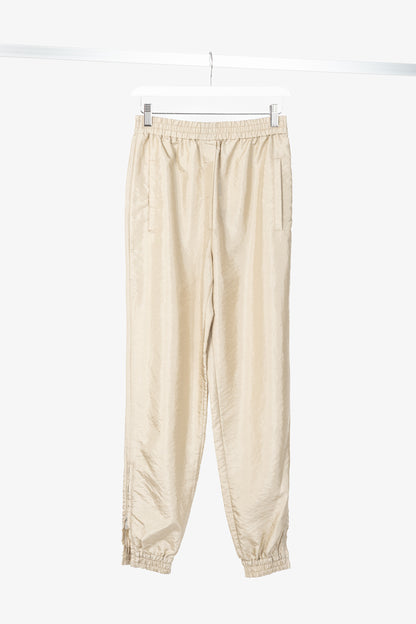 Tibi Kat Desert Sand Crispy Nylon Jogger
