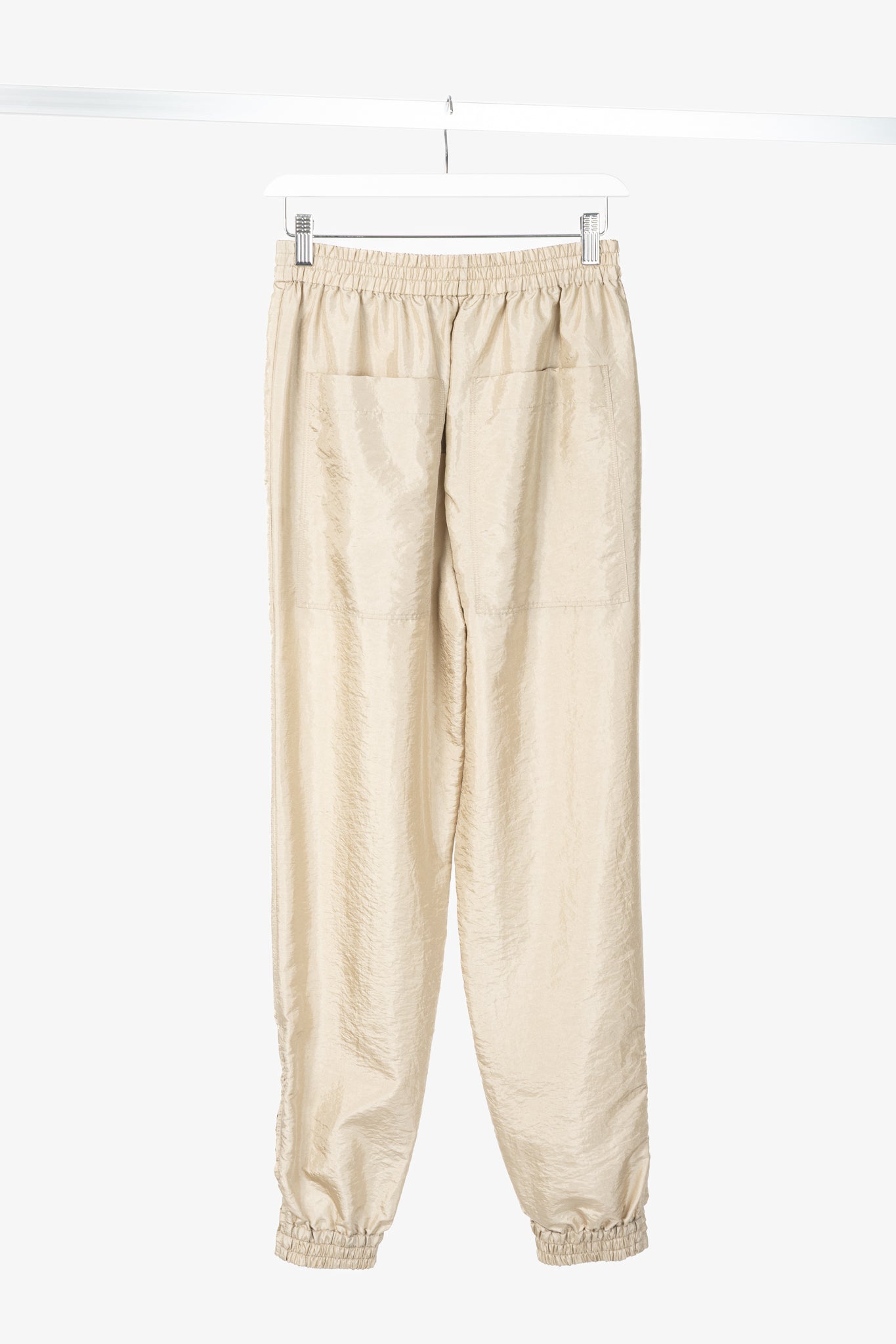 Tibi Kat Desert Sand Crispy Nylon Jogger