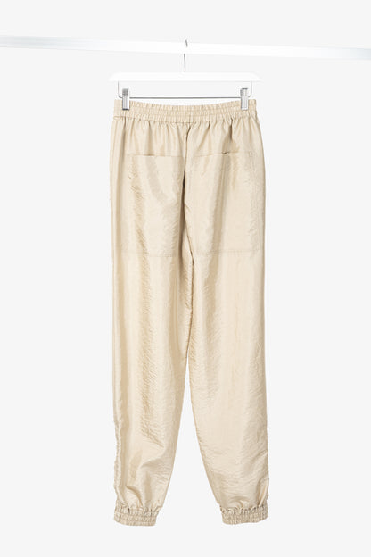 Tibi Kat Desert Sand Crispy Nylon Jogger
