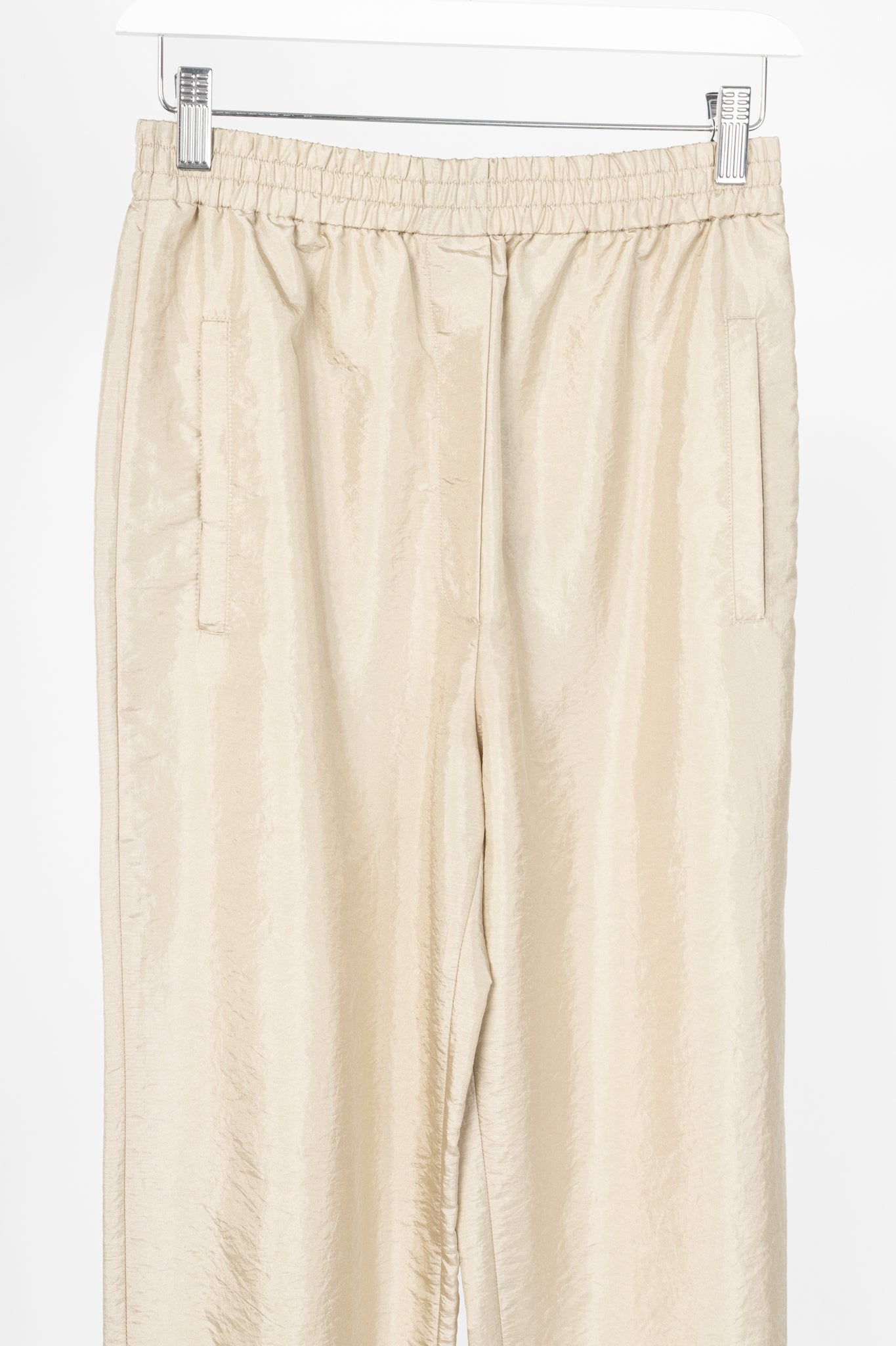 Tibi Kat Desert Sand Crispy Nylon Jogger