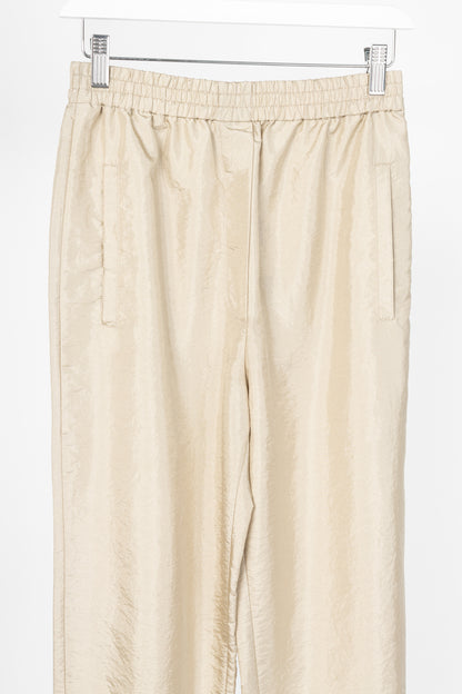 Tibi Kat Desert Sand Crispy Nylon Jogger