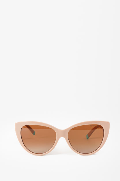 Tiffany & Co Nude Cat Eye Sunglasses