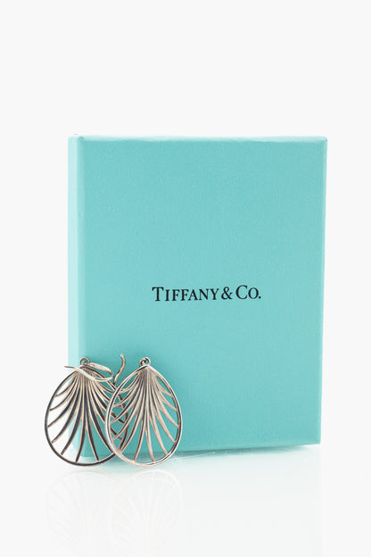 Tiffany & Co. Paloma Picasso Villa Paloma Sterling Silver Palm Drop Earrings