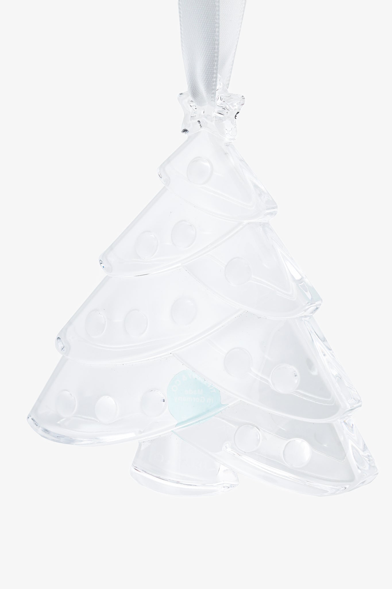 Tiffany & Co. Glass Christmas Tree Ornament