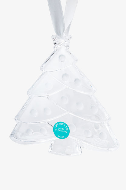 Tiffany & Co. Glass Christmas Tree Ornament