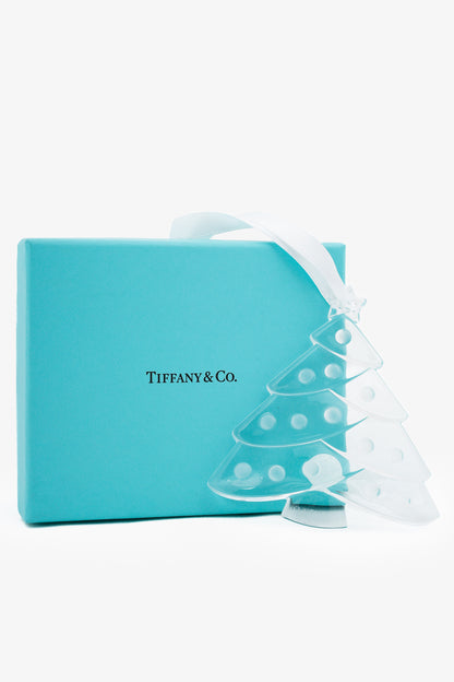 Tiffany & Co. Glass Christmas Tree Ornament