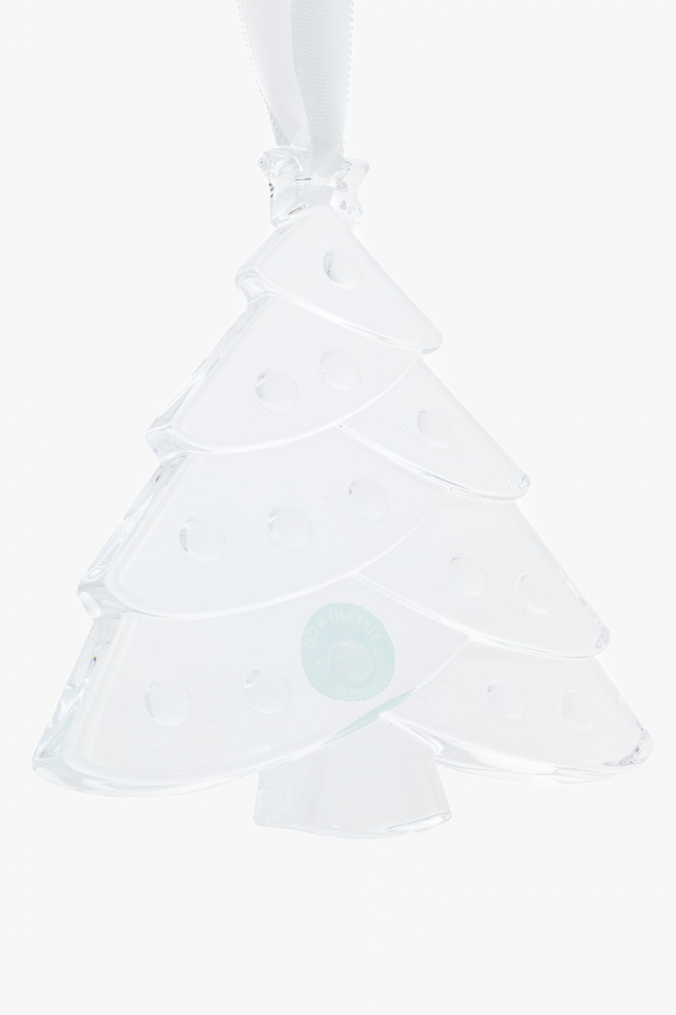 Tiffany & Co. Glass Christmas Tree Ornament