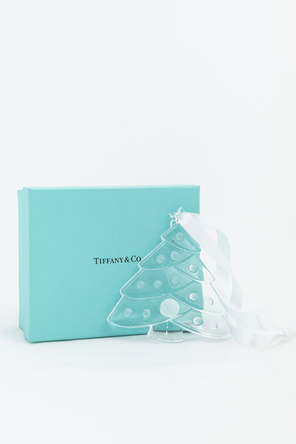 Tiffany & Co. Glass Christmas Tree Ornament