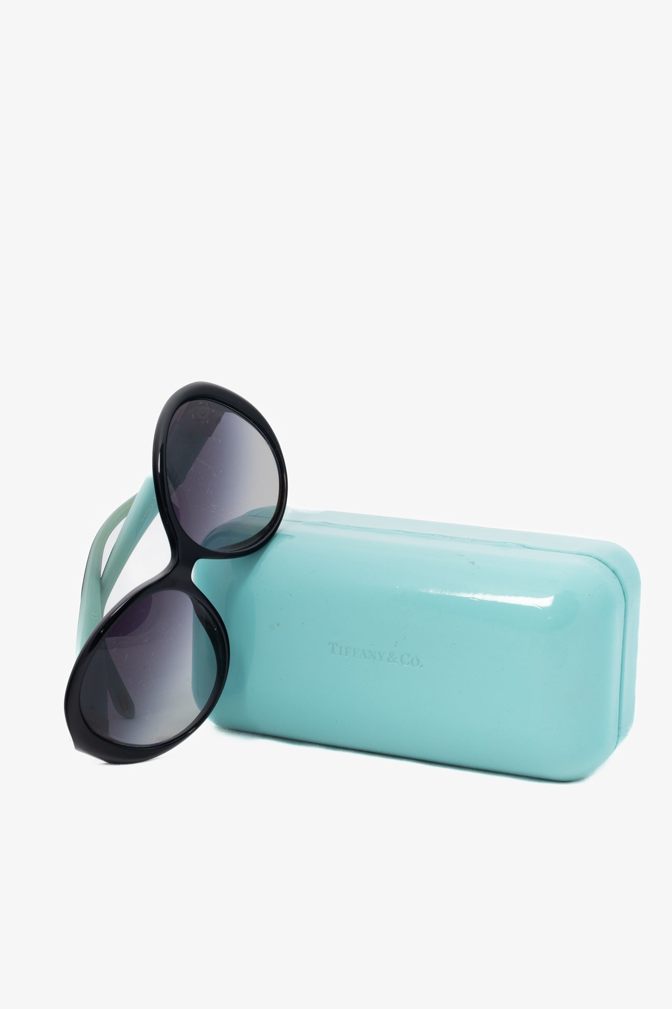 Tiffany & Co. Tiffany Charms Black & Tiffany Blue Interchangeable-Temple Sunglasses
